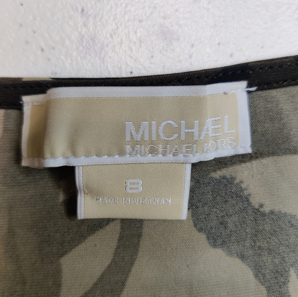 Michael Kors Camo Asymmetrical Dress Size 8 - Picture 4 of 4